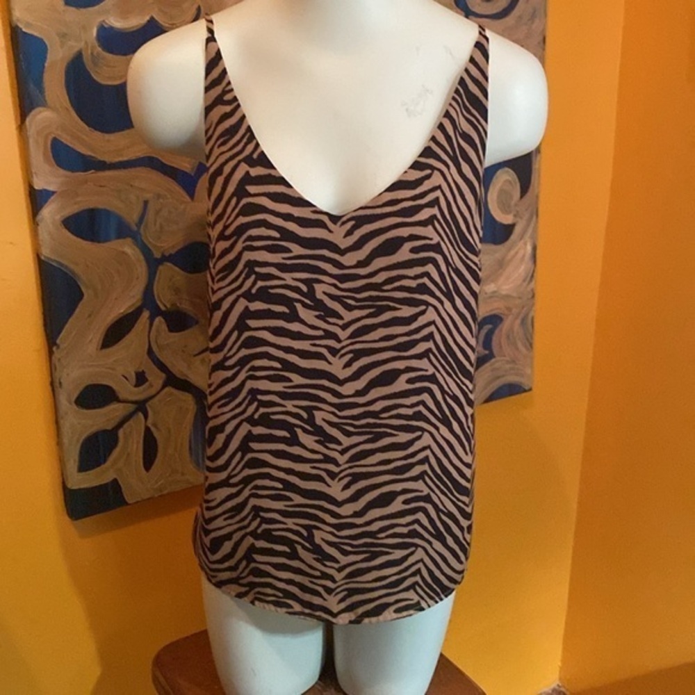 Banana Republic Zebra Print Camisole